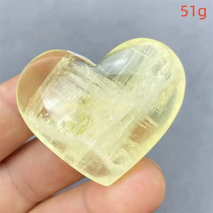 Citrine Crystal Heart