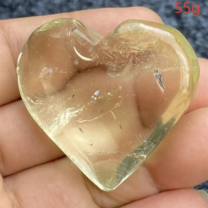 Citrine Crystal Heart