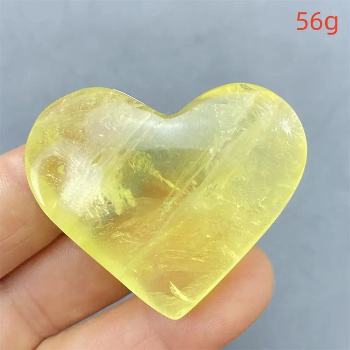 Citrine Crystal Heart