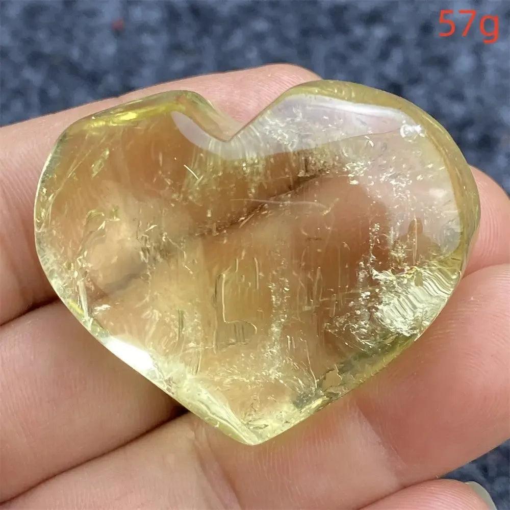 Citrine Crystal Heart