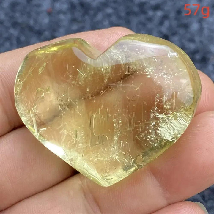 Citrine Crystal Heart