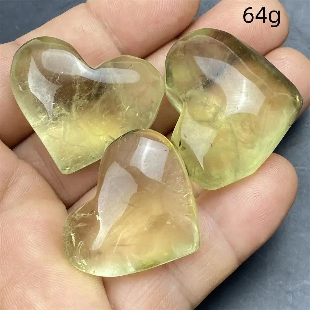 Citrine Crystal Heart