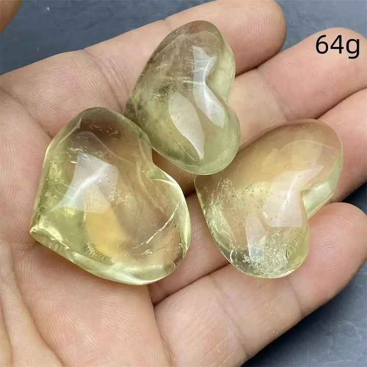 Citrine Crystal Heart