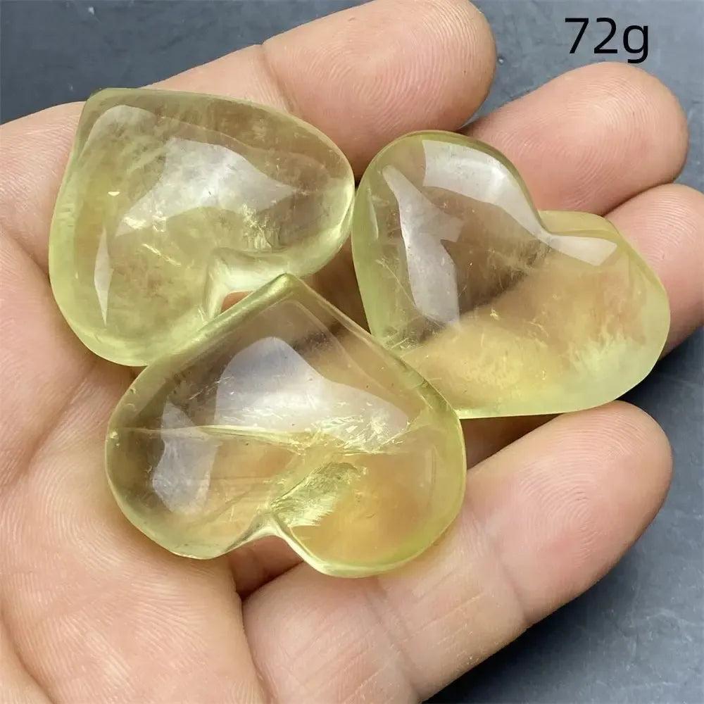 Citrine Crystal Heart