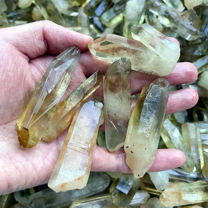 Citrine Raw Crystal Points Lot
