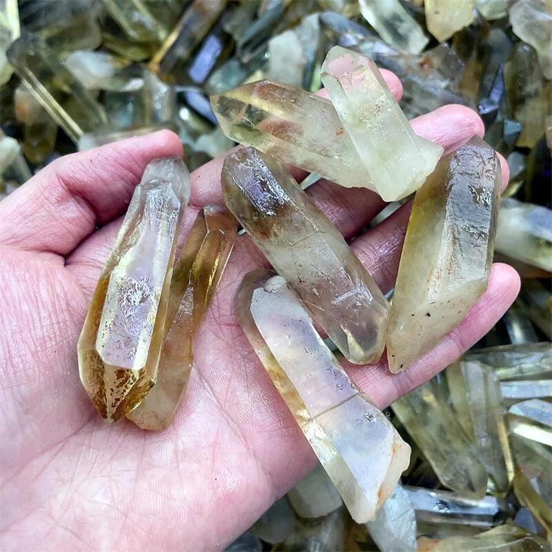 Citrine Raw Crystal Points Lot