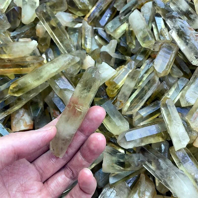 Citrine Raw Crystal Points Lot