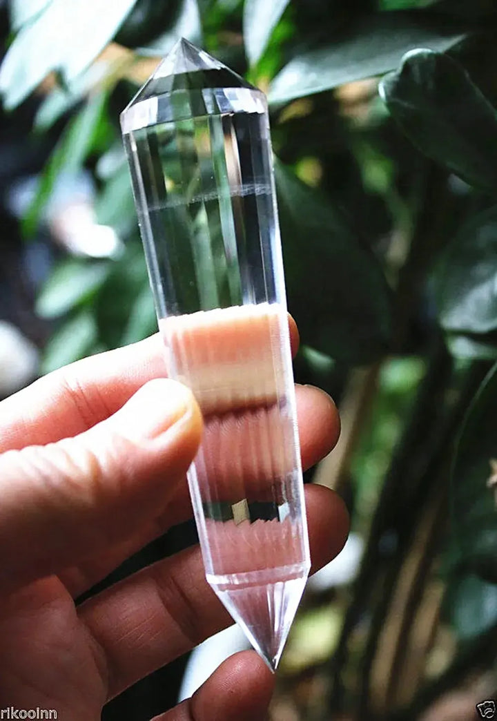 Clear Quartz 24 Faceted Crystal Vogel Wand-Vogels-Ali-Clear Quartz-90mm - 101g-Crystal Destiny