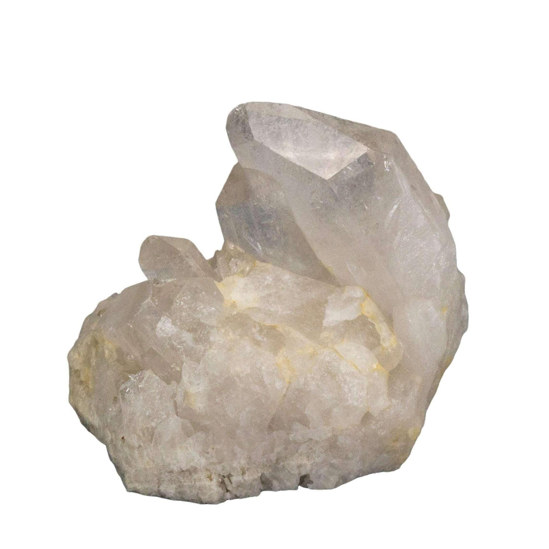 Exceptional Clear Quartz Cluster: naturally formed, remarkably clear, well-defined terminations. Master Healer.