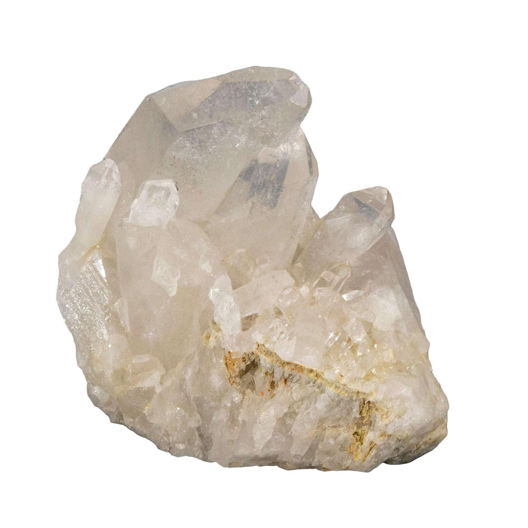 Exceptional Clear Quartz Cluster: naturally formed, remarkably clear points, well-defined terminations, Master Healer.