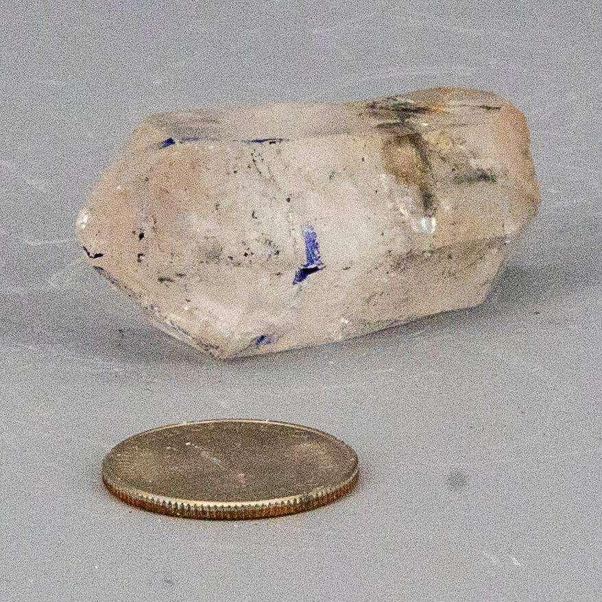Clear Double Terminated Quartz Point, 2 inches long, with natural terminations for bidirectional energy flow.
