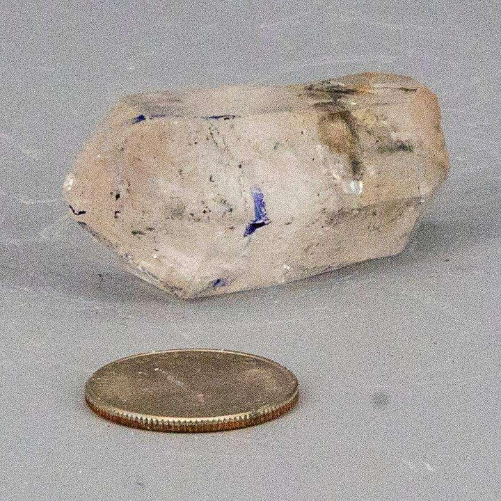 Clear Double Terminated Quartz Point, 2 inches long, with natural terminations for bidirectional energy flow.