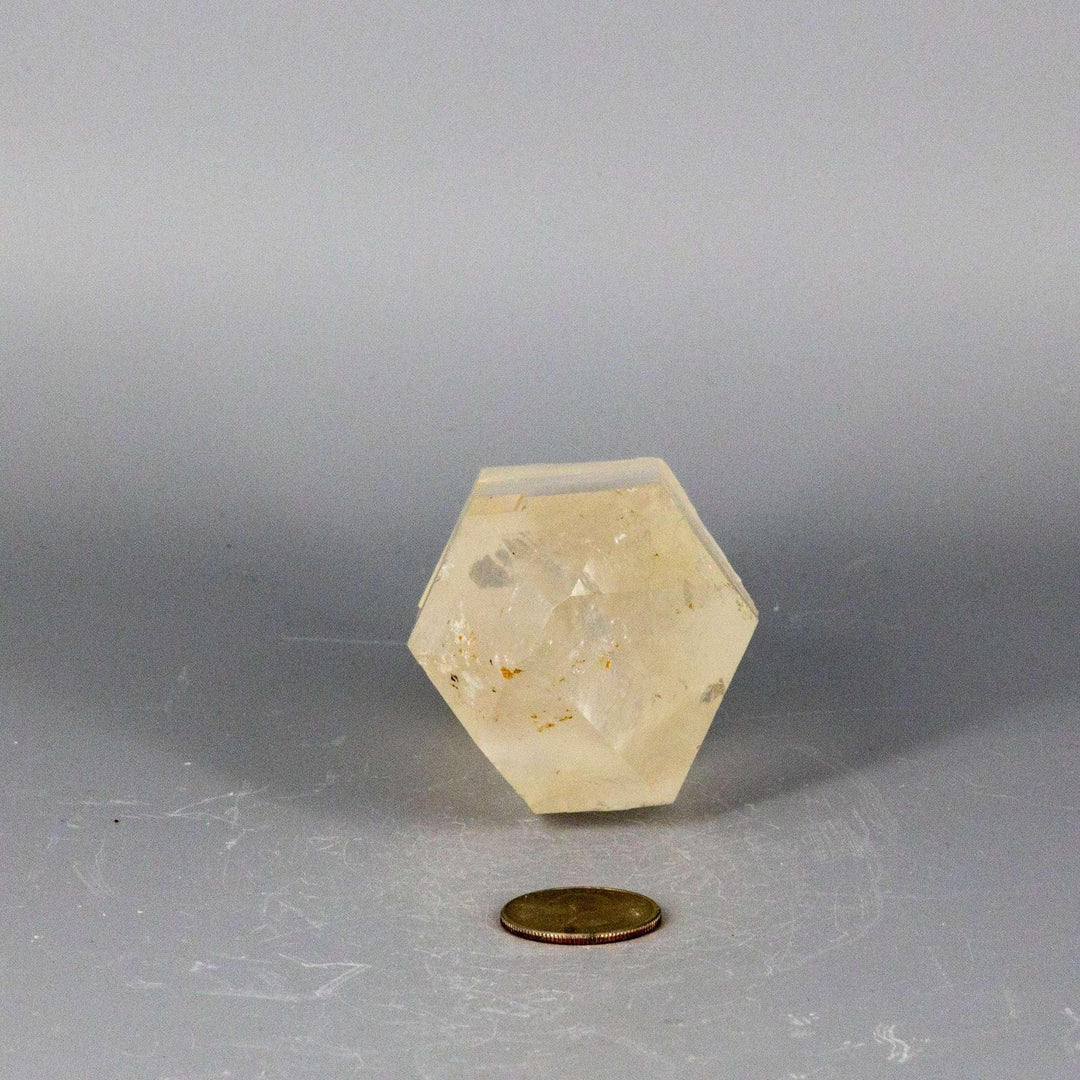 Commanding XL Clear Quartz Point, natural and unpolished, with a single terminated tip for focused energy.