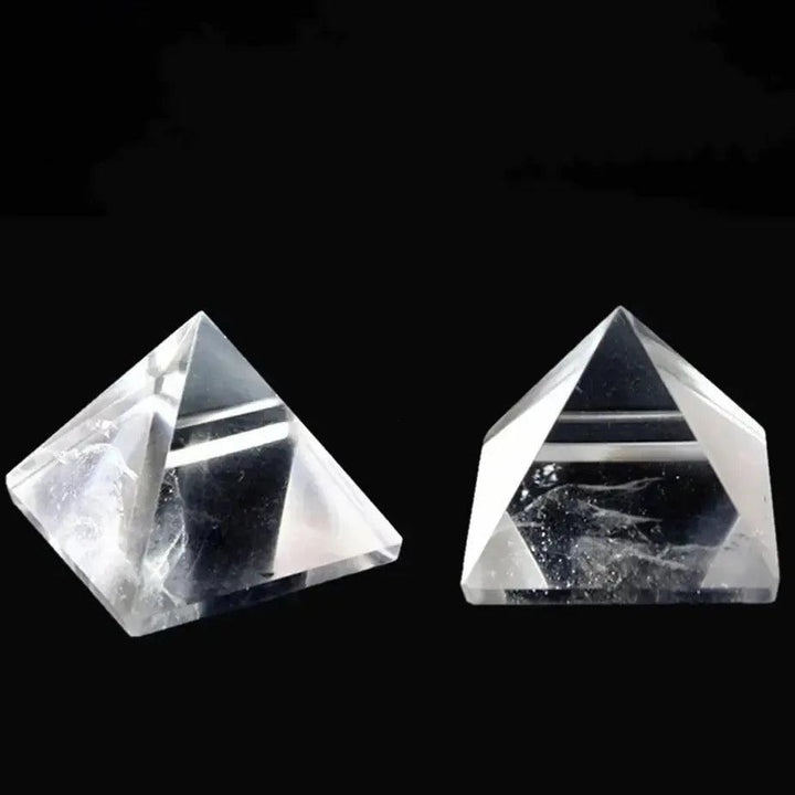 Clear Quartz Crystal Pyramid for Energy Amplification