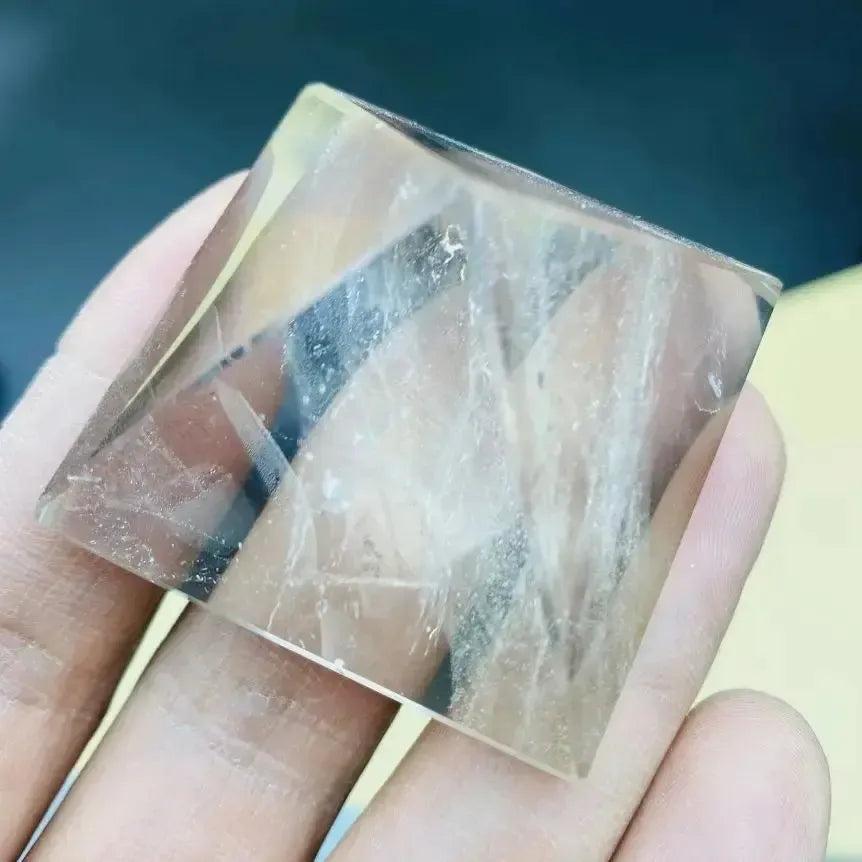 Clear Quartz Crystal Pyramid for Energy Amplification