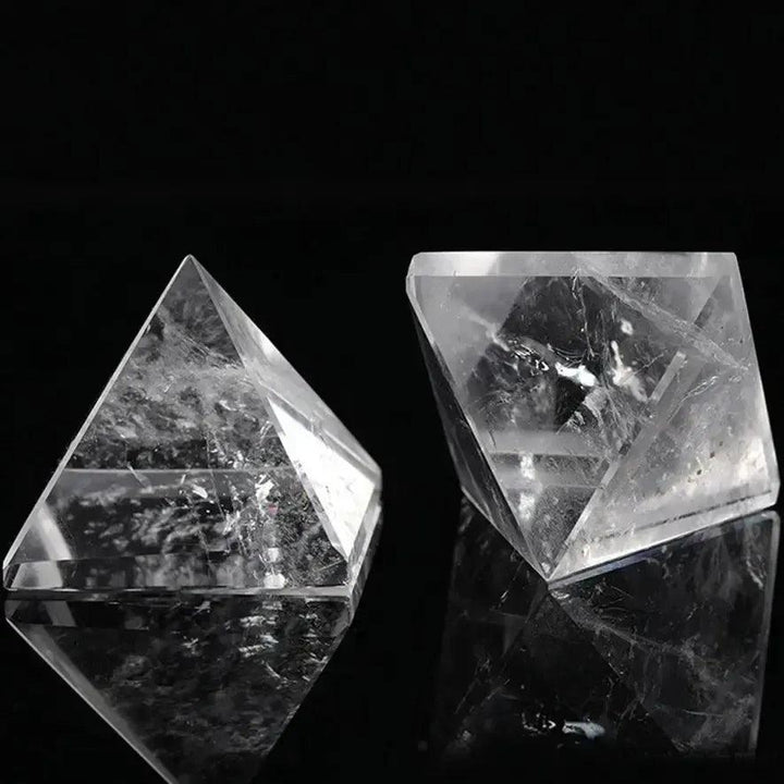Clear Quartz Crystal Pyramid for Energy Amplification