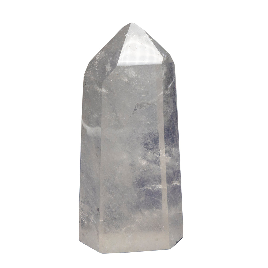 Clear Quartz Obelisk Tower-Towers-Crystal Destiny-Clear Quartz-614g - 5.50"H x 2.50"W-Crystal Destiny