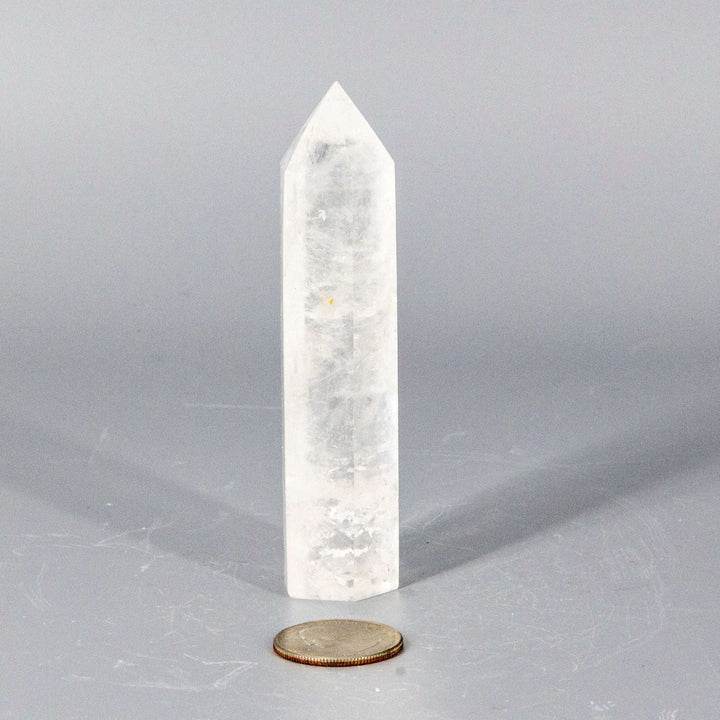 Clear Quartz Towers-Towers-Crystal Destiny-Clear Quartz-86g - 3.75"H x 1.00"W-Crystal Destiny