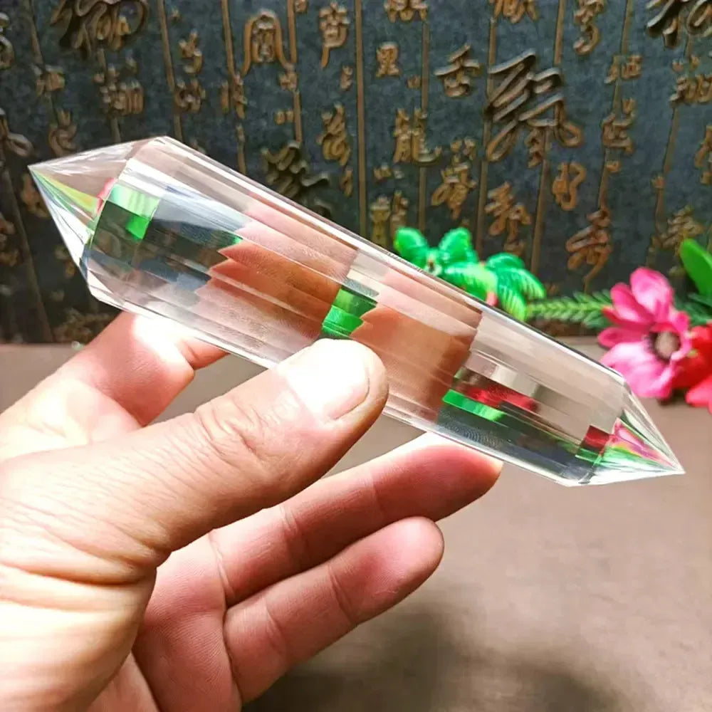 Clear Quartz Vogel Crystal 24 Facets Energy Work-Vogels-Ali-70-75mm-Clear Quartz-Crystal Destiny