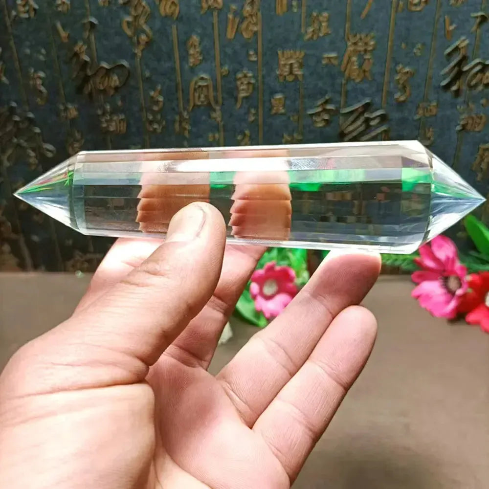 Clear Quartz Vogel Crystal 24 Facets Energy Work-Vogels-Ali-70-75mm-Clear Quartz-Crystal Destiny