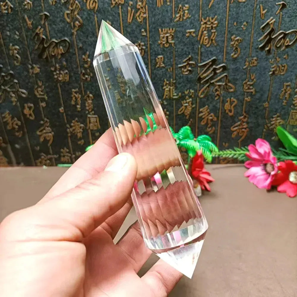 Clear Quartz Vogel Crystal 24 Facets Energy Work-Vogels-Ali-70-75mm-Clear Quartz-Crystal Destiny