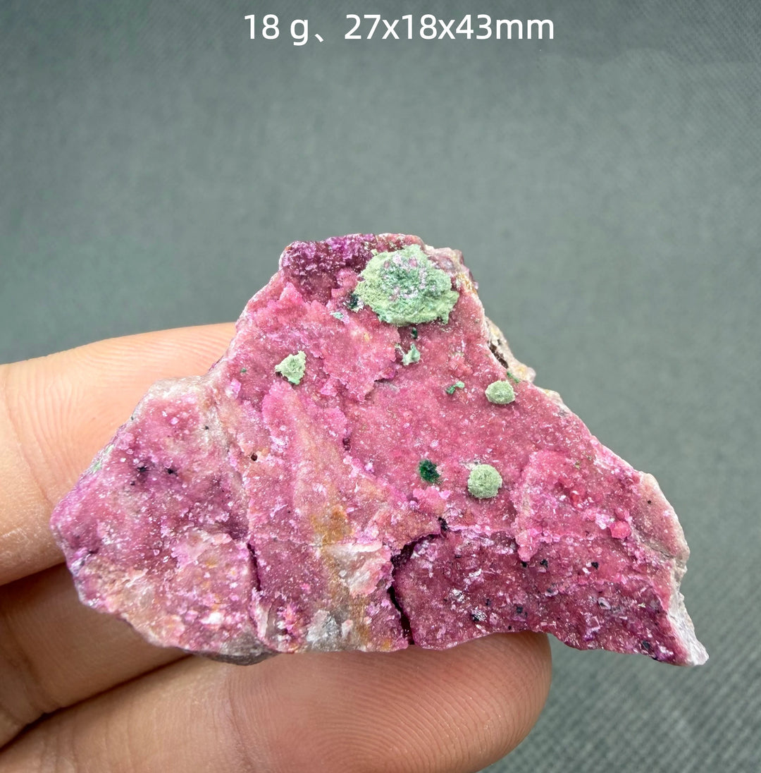 Cobaltocalcite with Malachite Cluster Specimen