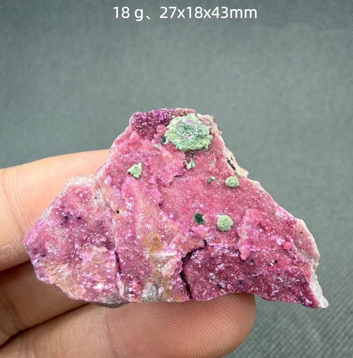 Cobaltocalcite with Malachite Cluster Specimen