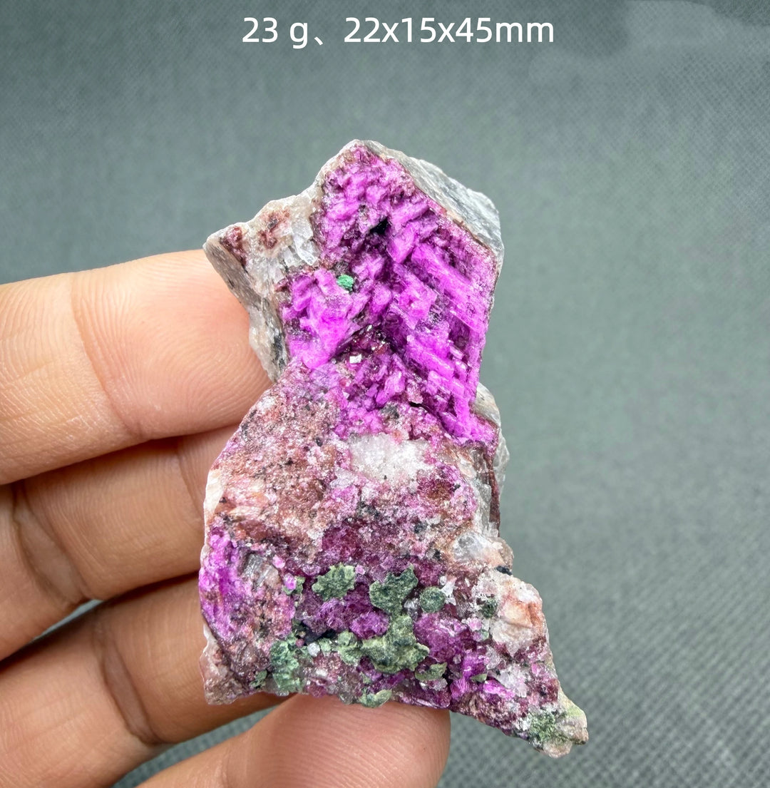 Cobaltocalcite with Malachite Cluster Specimen