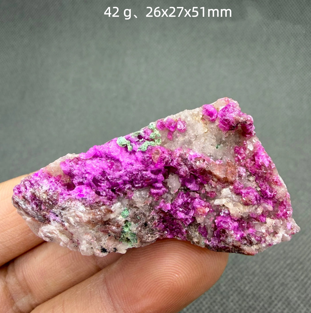 Cobaltocalcite with Malachite Cluster Specimen