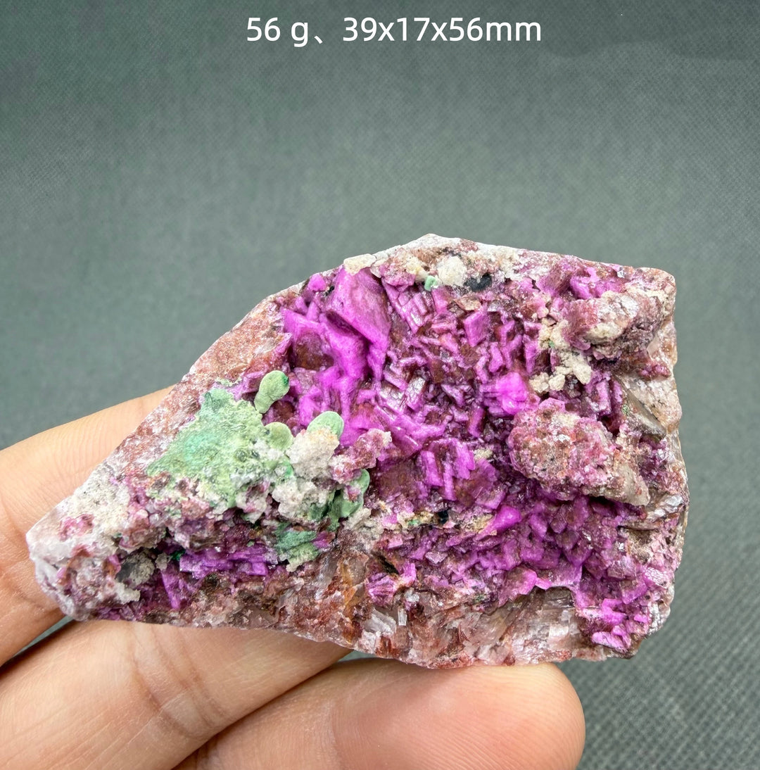 Cobaltocalcite with Malachite Cluster Specimen