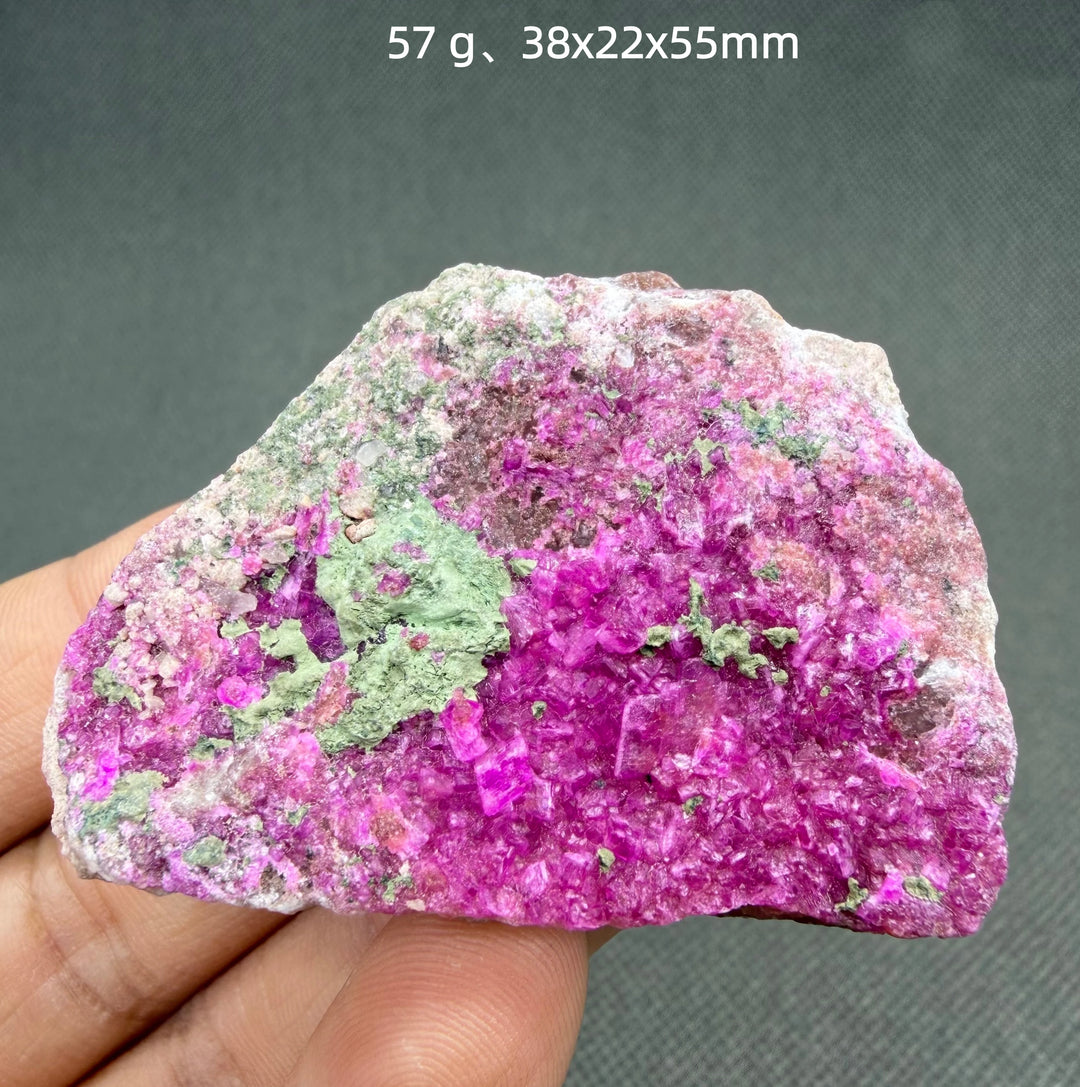 Cobaltocalcite with Malachite Cluster Specimen