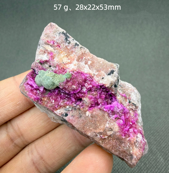 Cobaltocalcite with Malachite Cluster Specimen