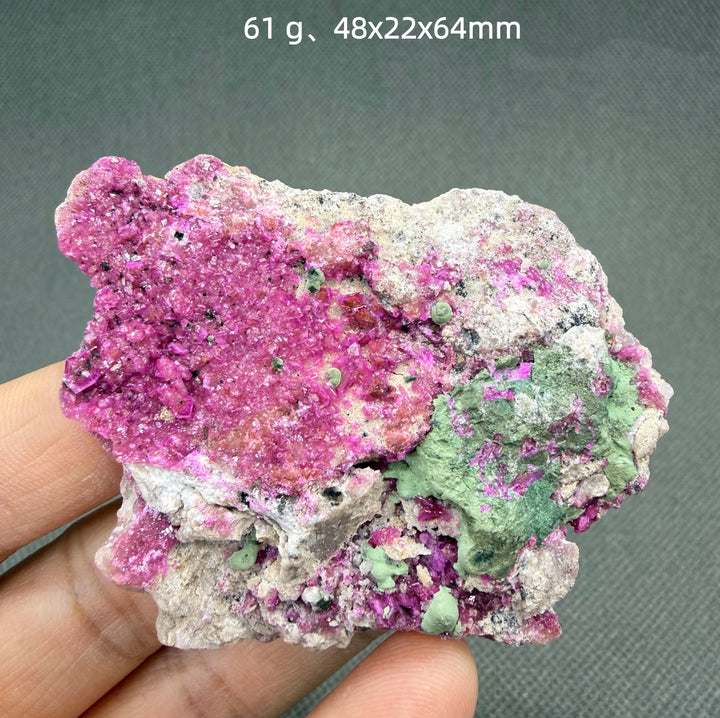 Cobaltocalcite with Malachite Cluster Specimen