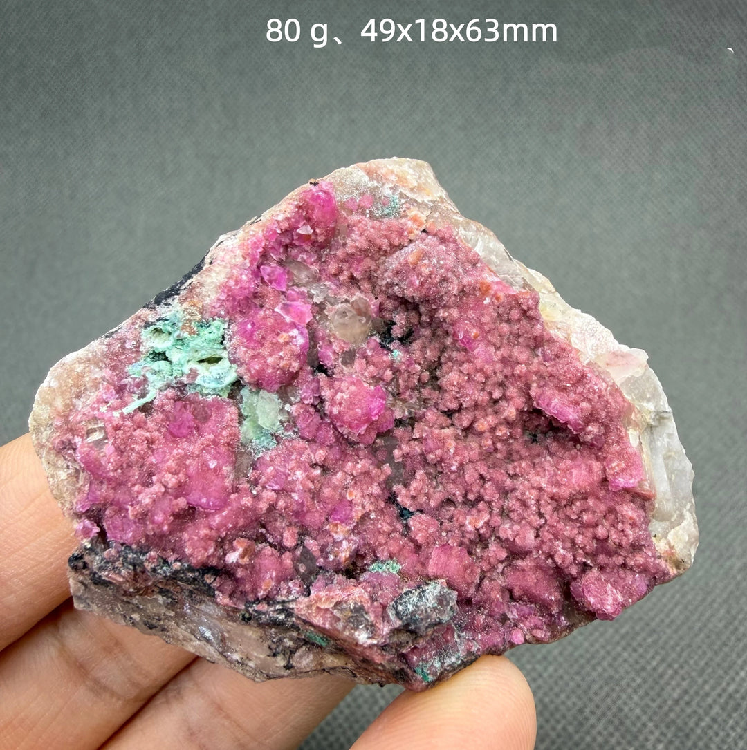 Cobaltocalcite with Malachite Cluster Specimen