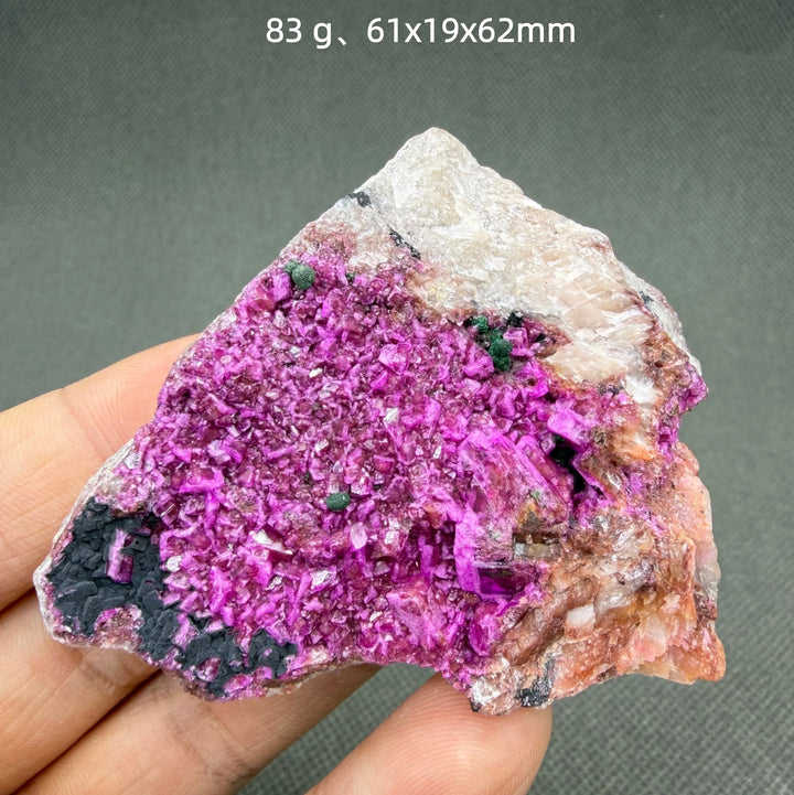 Cobaltocalcite with Malachite Cluster Specimen