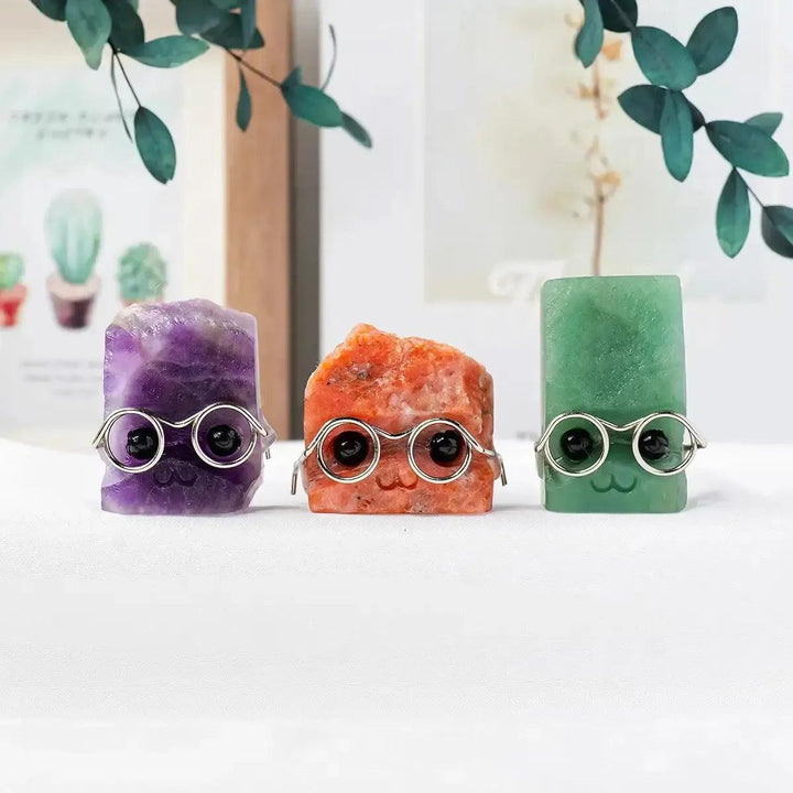 Crystal Bookworm Pets Raw Stone