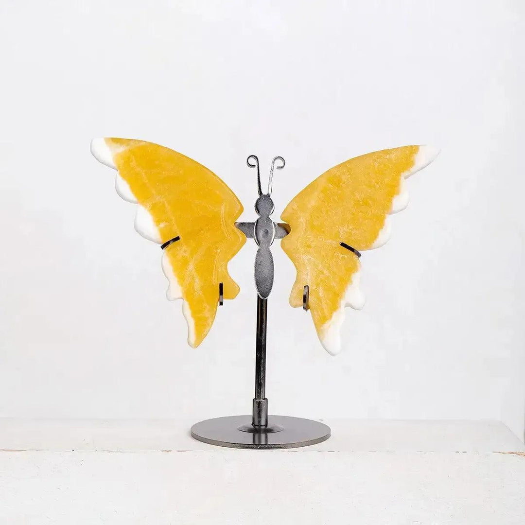 Crystal Butterfly Carving | Natural Gemstone Figurine
