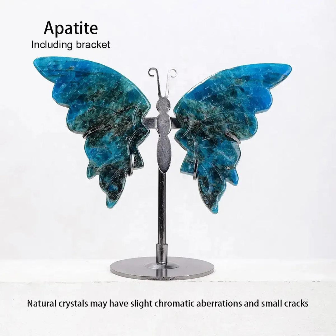 Crystal Butterfly Carving | Natural Gemstone Figurine