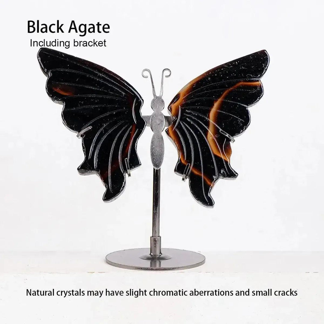 Crystal Butterfly Carving | Natural Gemstone Figurine
