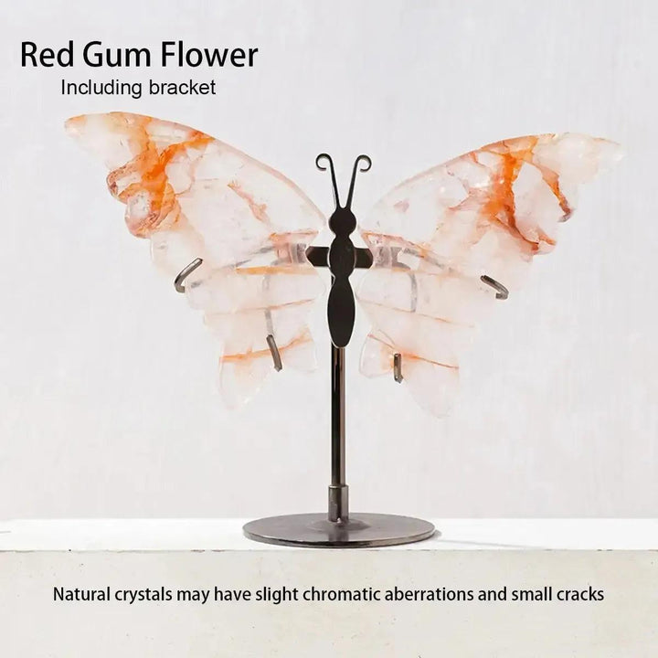 Crystal Butterfly Carving | Natural Gemstone Figurine