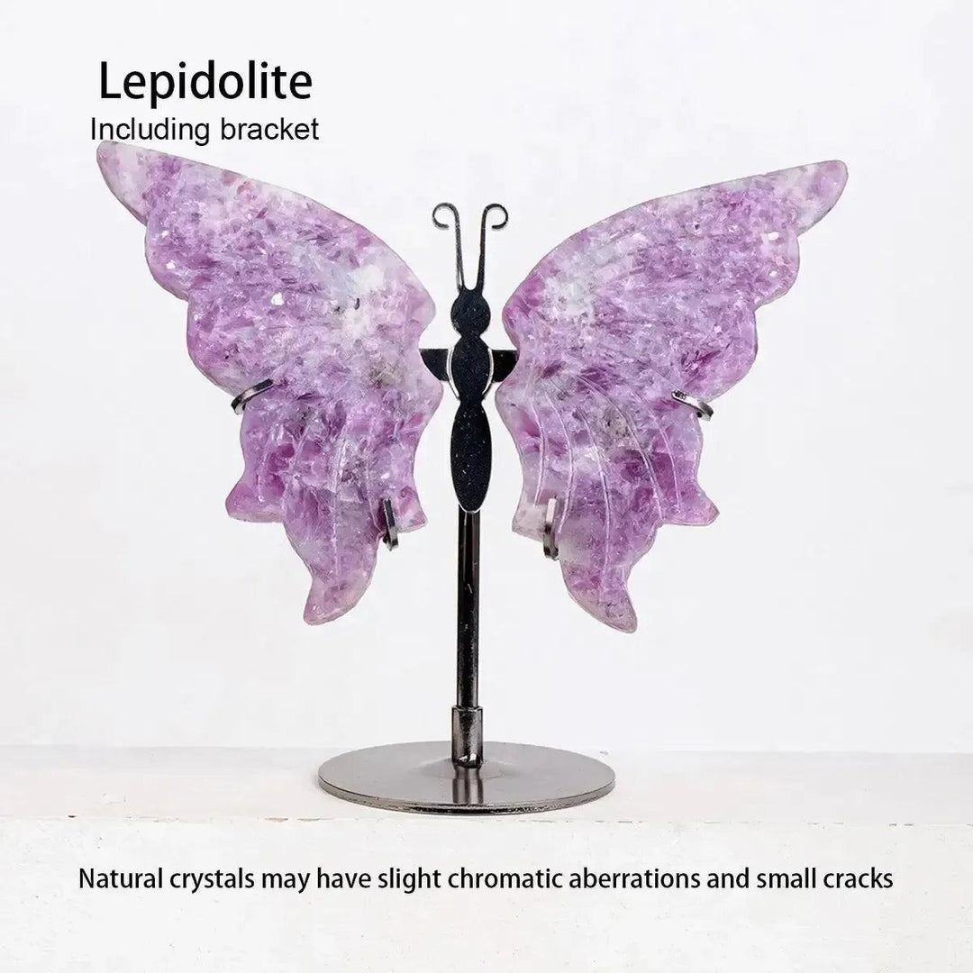 Crystal Butterfly Carving | Natural Gemstone Figurine