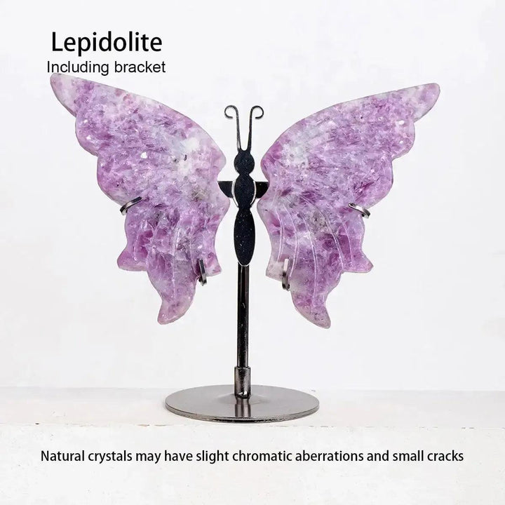 Crystal Butterfly Carving | Natural Gemstone Figurine