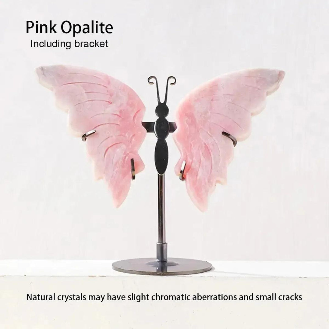 Crystal Butterfly Carving | Natural Gemstone Figurine