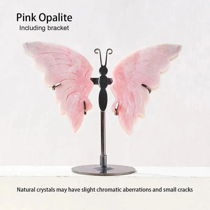 Crystal Butterfly Carving | Natural Gemstone Figurine