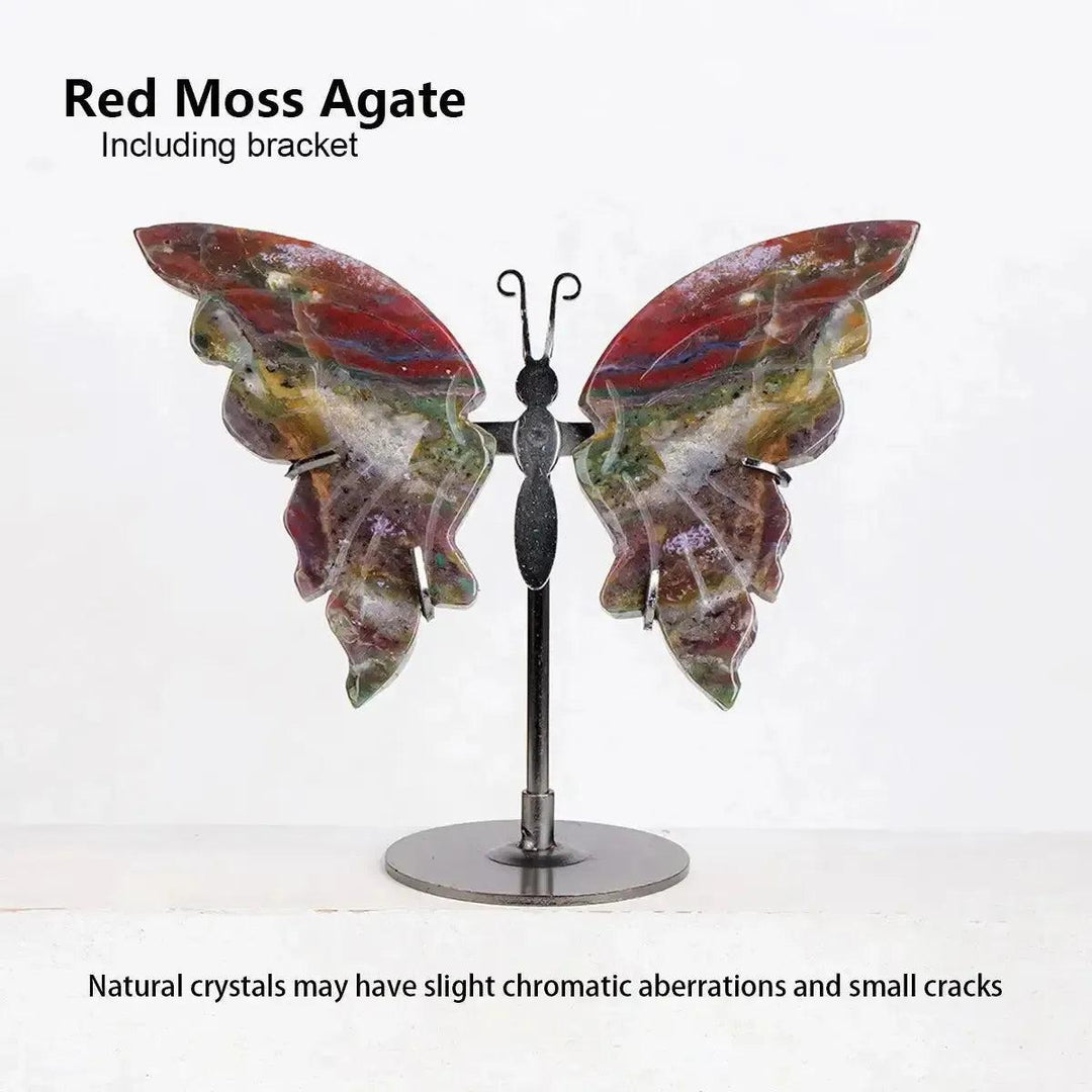 Crystal Butterfly Carving | Natural Gemstone Figurine