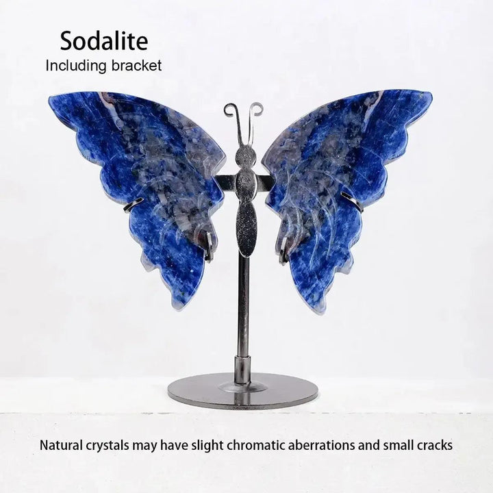 Crystal Butterfly Carving | Natural Gemstone Figurine