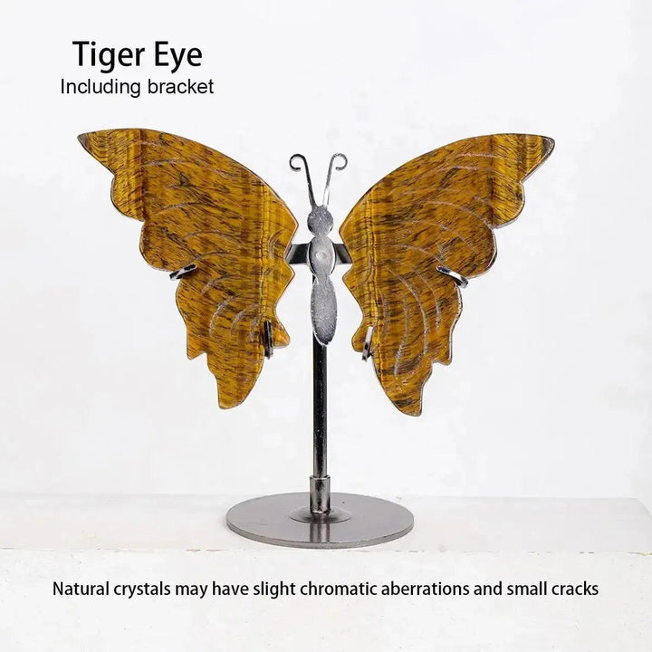 Crystal Butterfly Carving | Natural Gemstone Figurine