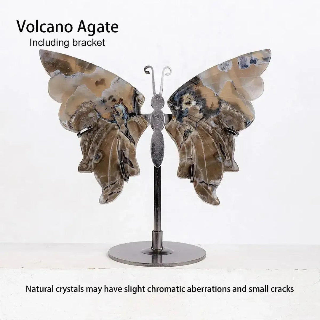 Crystal Butterfly Carving | Natural Gemstone Figurine