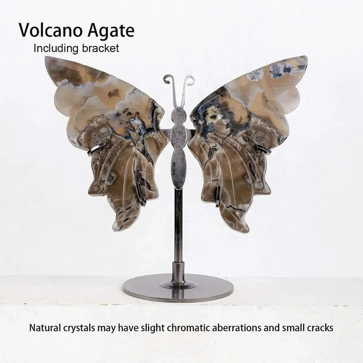 Crystal Butterfly Carving | Natural Gemstone Figurine