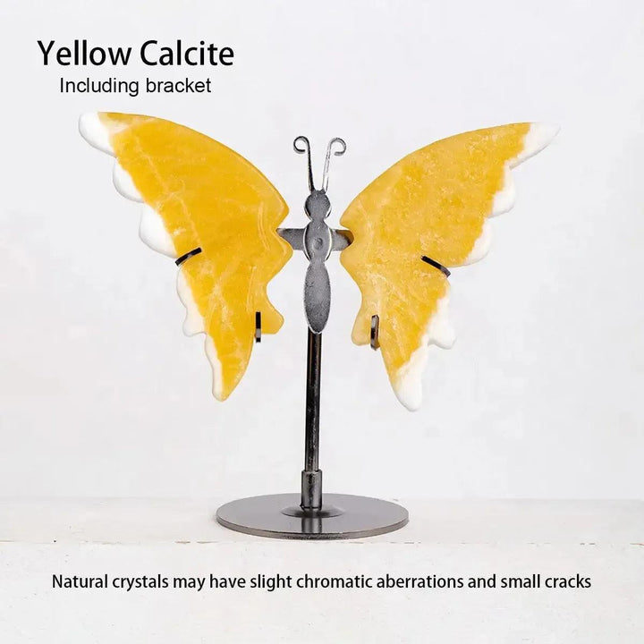 Crystal Butterfly Carving | Natural Gemstone Figurine